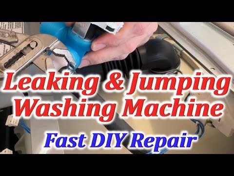 Washing Machine Leaking and Jumping? Easy Fix – Step-by-Step Tutorial