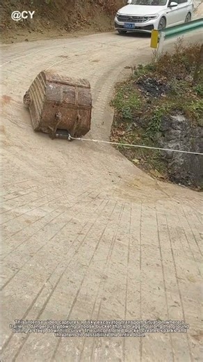 Dangerous Excavator Transport! 🚜 Near-Disaster Heavy Equipment Hauling