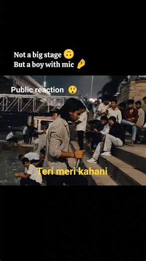 Teri meri kahani 🎤🤌| Credit: @satyamanandmusic | Unplugged version | #vibe #chill #explore