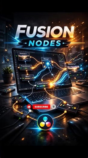 Fusion Magic in 15 Seconds | DaVinci Resolve Short