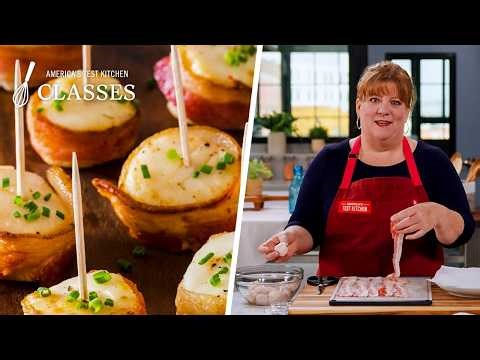 The Easiest Way to Make Bacon-Wrapped Scallops | ATK Classes