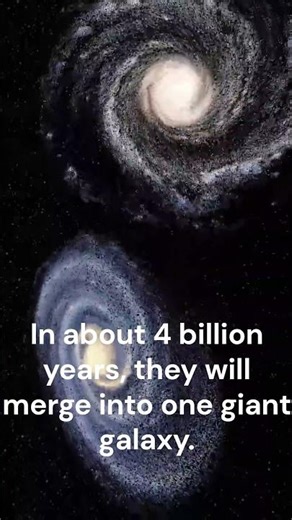 Our Galaxy Is On a Collision Course #astronomy #universe #space #cosmiohq #milkyway #andromeda