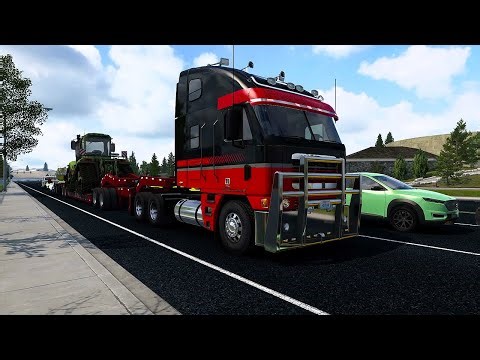 Transporting Essential Farm Equipment With My Freightliner Argosy #ats 1.57
