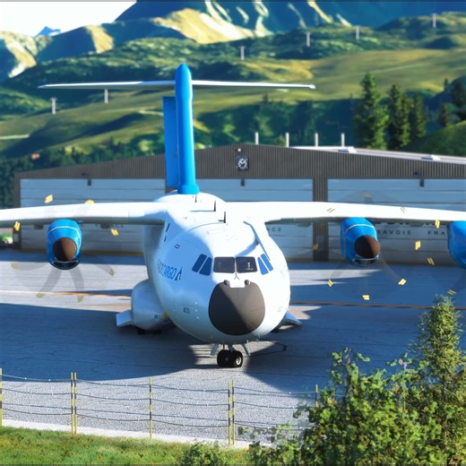 Witness the impressive Airbus A400M Atlas performing a powerful tactical takeoff from Crouch Level Airport, a challenging short airstrip, in Microsoft Flight Simulator 2020. This heavy military transport aircraft showcases its STOL capabilities with a smooth yet intense departure. Enjoy cinematic visuals and realistic flight physics in this unique MSFS scenario. | 𝗕 𝗟 𝗔 𝗖 𝗞 𝟰 𝟮 𝟬