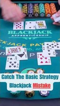 Blackjack Basic Strategy: CATCH THE ERROR!