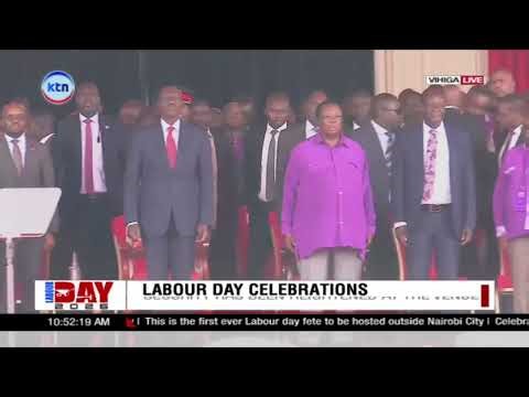 President Ruto arrives in Vihiga for 61st Labour Day celebrations