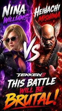 NINA WILIAMS vs HEIHACHI MISHIMA #tekken8 #ninawilliams #heihachimishima #fighting #gameplay #gaming