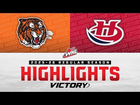 Medicine Hat Tigers at Lethbridge Hurricanes 12/27 | WHL Highlights 2025-26