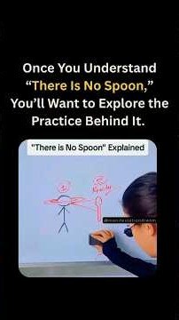 What if the limit was a belief all along? 🥄 #TheMatrix #Manifestation