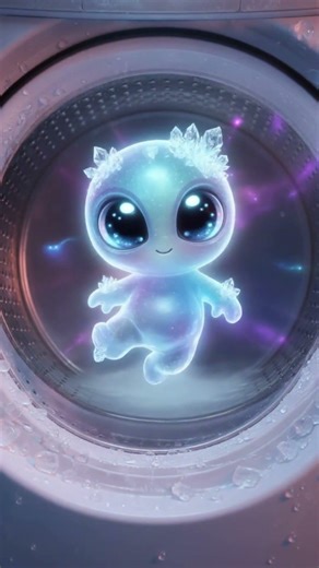 Ice Turns Into a Cute Baby Alien 🧊👽💜