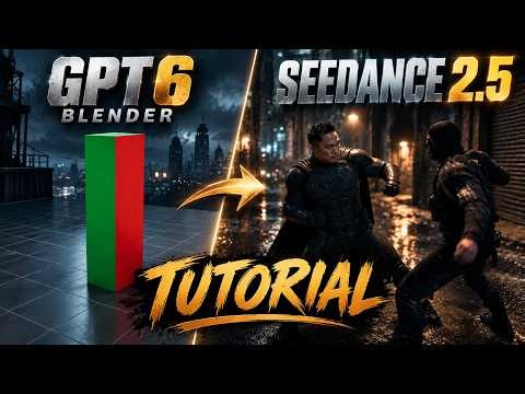 ChatGPT 6 Astra is INSANE for 3D Previz (Blender to Seedance 2.5)