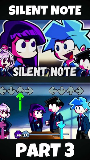 FNF - Silent Note [Remix] [PART 3] (FNF MOD) #shorts