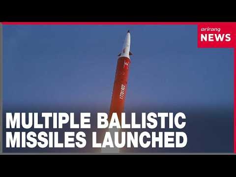 N. Korea fires multiple ballistic missiles on Mon.