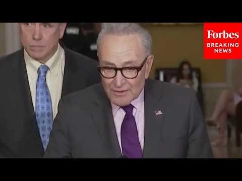 Schumer Pressed On Whether White House Ballroom Funding Can Be Included In DHS Funding Bill
