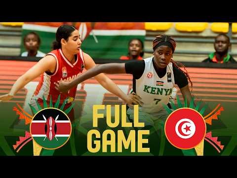 Kenya v Tunisia | Full Basketball Game | FIBA U18 Women's AfroBasket 2026 | Classification 7-8 Game