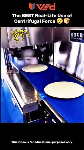 The BEST Real-Life Use of Centrifugal Force 😲 | Perfect Dough by Physics #shorts #viral