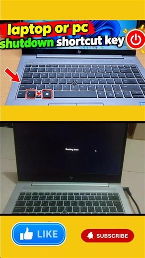 Laptop or PC Shutdown Shortcut Key #laptop #pc #shutdown #shortcut
