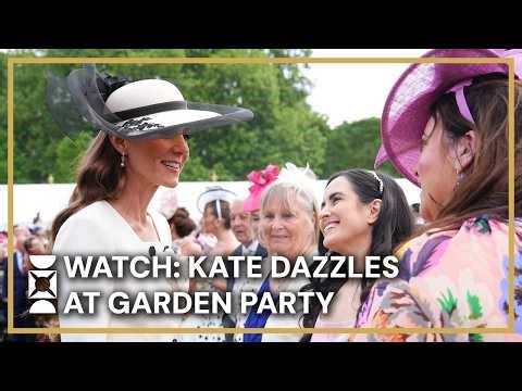 WATCH: Princess Kate and Prince William Host Garden Party at Buckingham Palace
