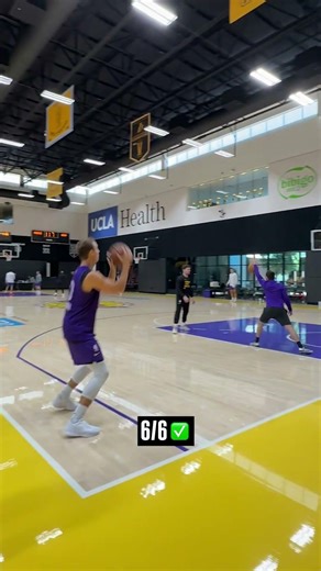 LeBron knew Luke won the shooting competition 😎 #lakers
