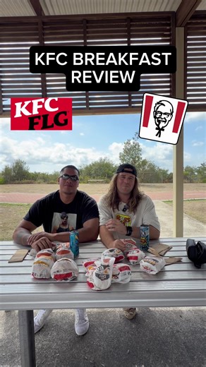 KFC BREAKFAST FULL MENU REVIEW ft @Chongy @Russ Energy ! #russeats #kfc #russenergy
