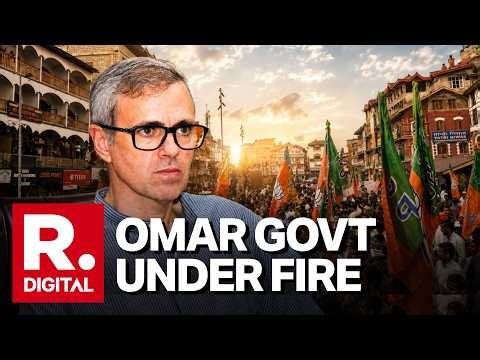 Srinagar Showdown: BJP Protests Omar Abdullah Govt, NC Marches For Statehood