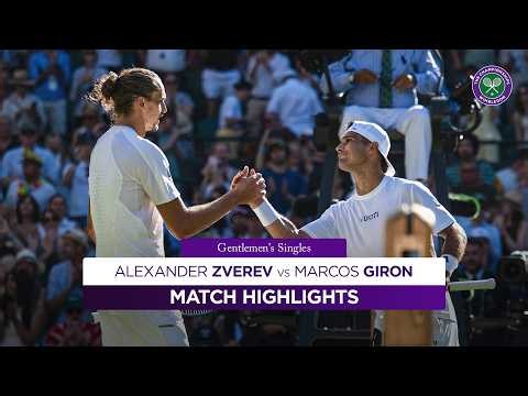 Incredible Zverev 💫 | Alexander Zverev vs Marcos Giron | Match Highlights | Wimbledon 2026