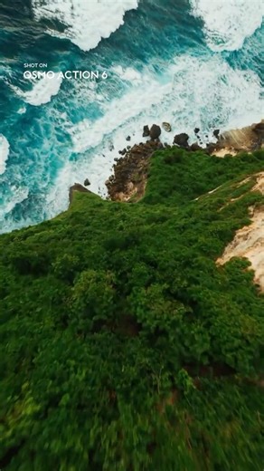Coastline at Full Throttle 🌊 | Osmo Action 6 FPV Cliff Dive