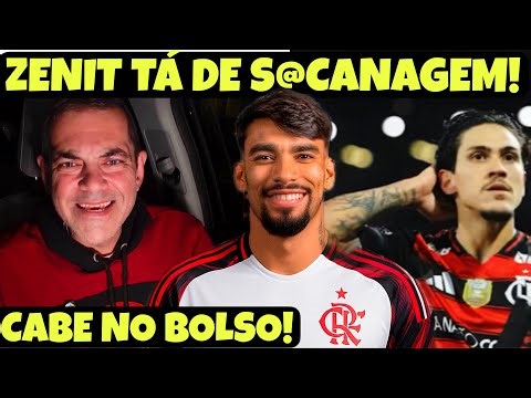 CABE NO BOLSO DO FLA! PAQUETÁ VENDIDO POR €29 MILHÕES! ZENIT QUER CONTRATAR PEDRO POR R$196 MILHÕES!