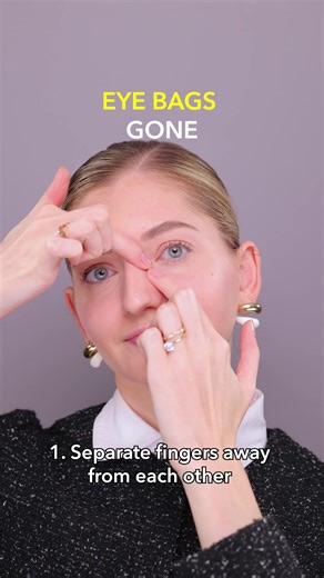Puffy under-eyes? Try this 30-second routine — your eye bags won’t stand a chance🙌 #facefitness #eyebags #eyepuffiness #puffyeyes Disclaimer: not a medical advice. For education purpose only. Consult with your physician if you have a medical condition.