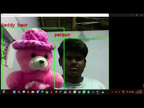 Real-Time Object Detection Using Python & OpenCV | My New Project.