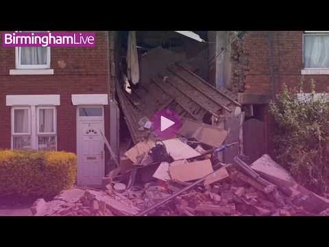Watch as Midlands house explodes after disgruntled boyfriend cut gas pipe