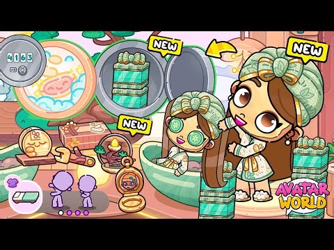 Todos los SECRETOS, REGALOS Y NOVEDADES del NUEVO SPA 🤩🧖‍♀️🫧 Nueva Actualizacion en Avatar World
