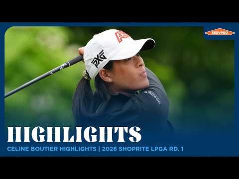 Celine Boutier Highlights | 2026 ShopRite LPGA Round 1