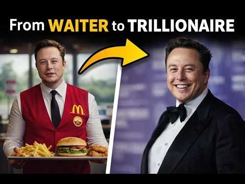 Waiter to Trillionaire ! The Story of Elon Musk in 7 Minutes