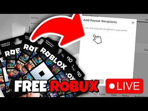 🔴 FREE 75,000 ROBUX GIVEAWAY LIVE! (FREE ROBUX)