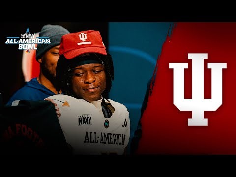 Four-star wide receiver Ja'Hyde Brown commits to Indiana | Navy All-American Bowl 2026 | NBC Sports