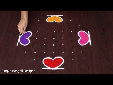 Pongal Rangoli 9 to 3 Dots | Easy Kolam for Festive Decoration | Simple Rangoli Designs