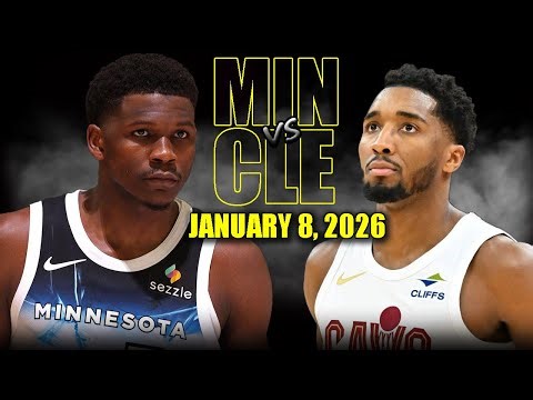 Minnesota Timberwolves vs Cleveland Cavaliers Full Game Highlights – January 8, 2026 | NBA Season