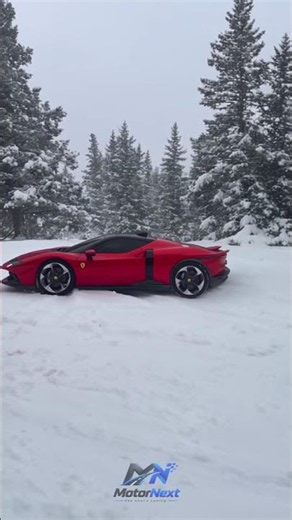 This 1,000+ HP Ferrari Winter Drift is Pure CINEMA! 👀✨