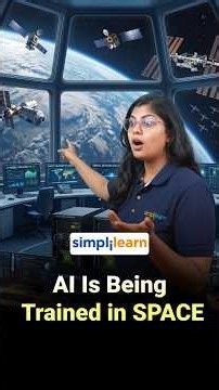AI Was Trained in Space for the First Time! | First AI Model in Space | #shorts | #simplilearn