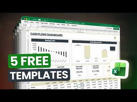 5 FREE Cash Flow Excel Templates (Download Now)