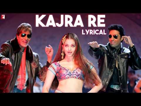 Kajra Re Lyrical Song | Aishwarya, Abhishek, Amitabh | Shankar-Ehsaan-Loy, Alisha, Javed, Gulzar