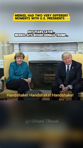 A. Merkel 🇩🇪 Was Treated VERY Differently by Bush & Trump🇺🇲 💀