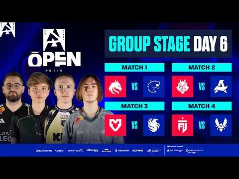 BLAST Open Porto 2026, Day 6 - Spirit vs FURIA, G2 vs Aurora, MOUZ vs Falcons, FUT vs Vitality