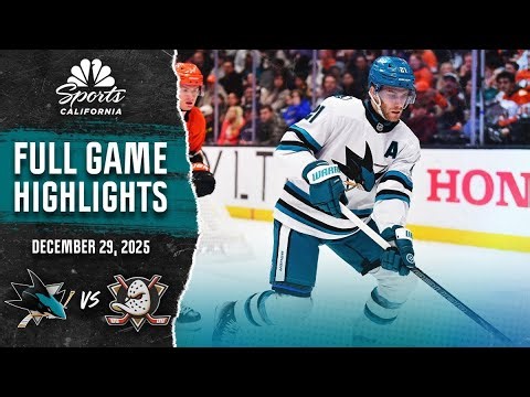 Sharks vs. Ducks highlights: Top plays from San Jose's wild 5-4 win over Anaheim | NBCS California