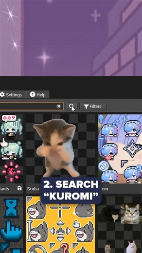 How to change your mouse cursor (Kuromi)