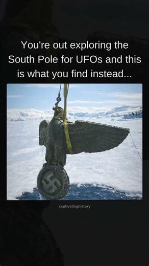 You're out exploring the South Pole for UFOs and this is what you find instead