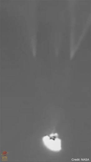 NASA Orion Landing: Thrusters Firing Even Under Chutes #artemisii #moon #space