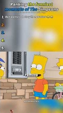 Ranking the funniest moments of The Simpsons😂😂#simpsons #fyp #relatable #funny #comedy #ranked