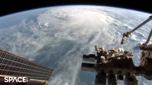 Hurricane Milton captured by space station shortly before hitting Florida